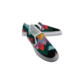 Color Carnival - Women's Slip On Sneakers