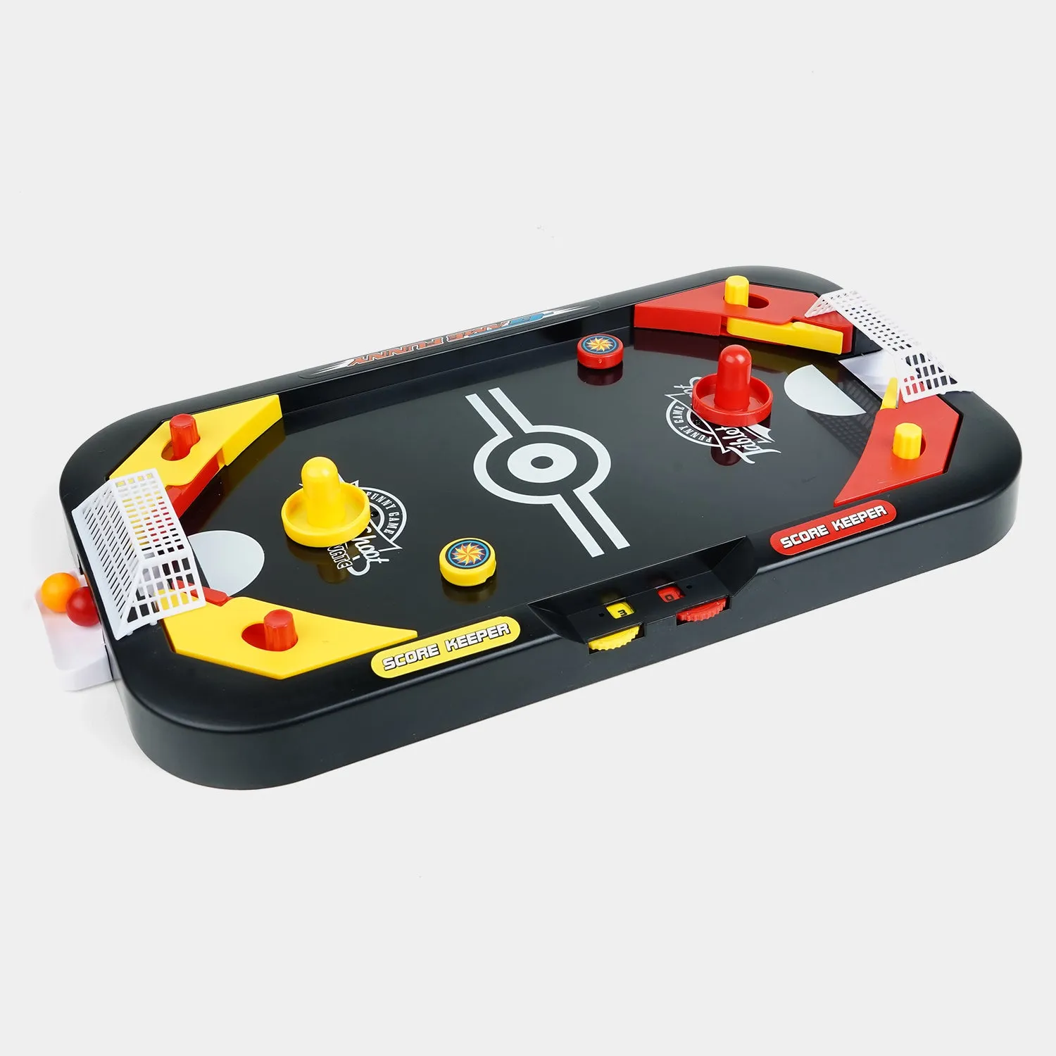 2 in 1 Tabletop Football And Hockey Shoot Game