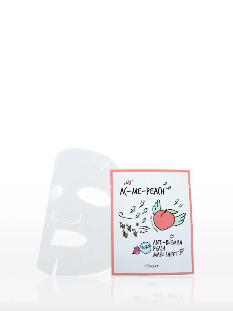 AC-Me-Peach Anti-Blemish Peach Mask (10 Sheets)