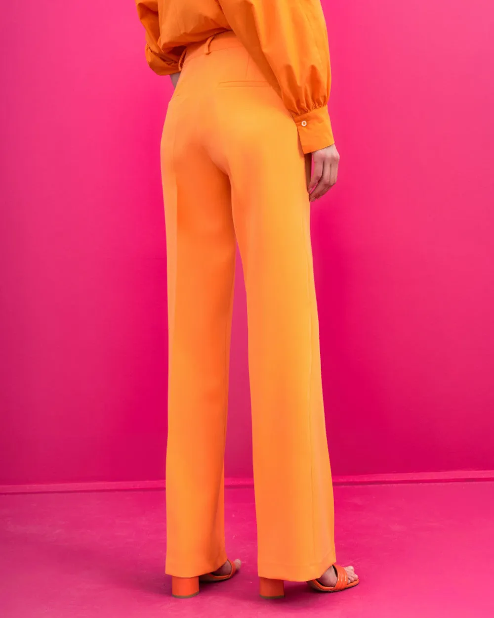 Access Straight Leg Orange Pants