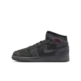 AIR JORDAN 1 MID SE CRAFT PS - DK SMOKE GREY/BLACK-VARSITY