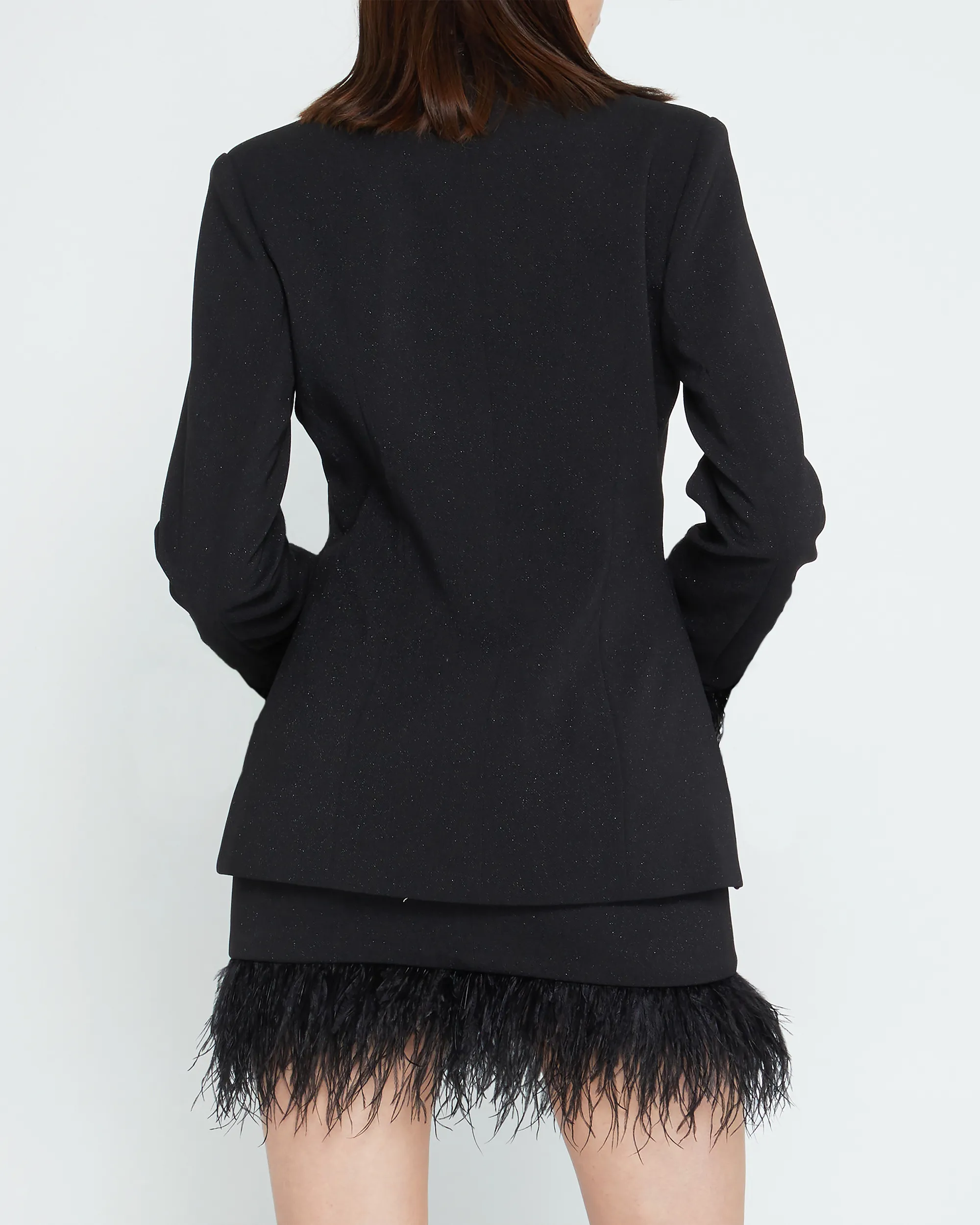 Anja Feather Cuff Blazer