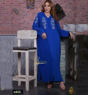 Beaded Blue Djellaba