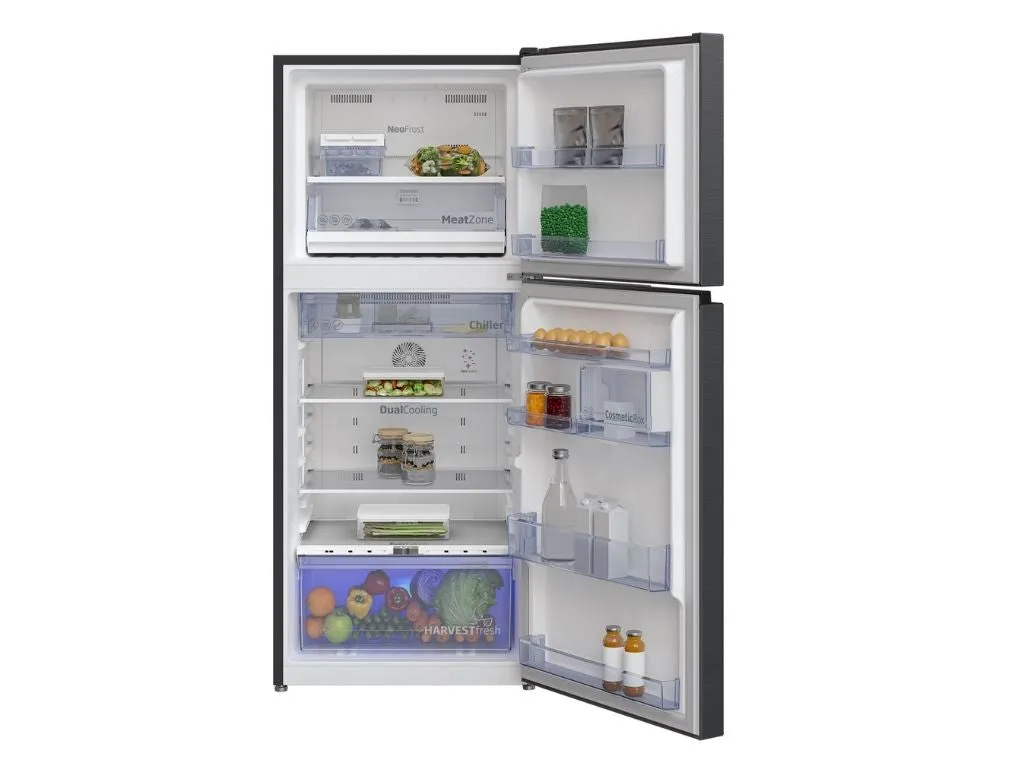 Beko Top Freezer 340L Fridge (Dark Inox Color)