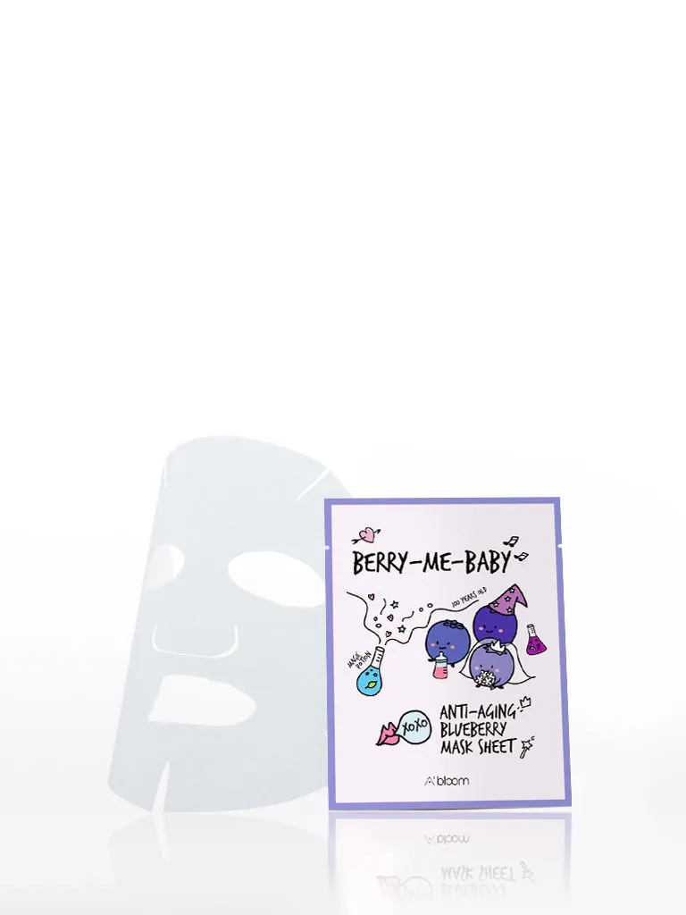 Berry-Me-Baby Anti-aging Blueberry Mask (10 Sheets)