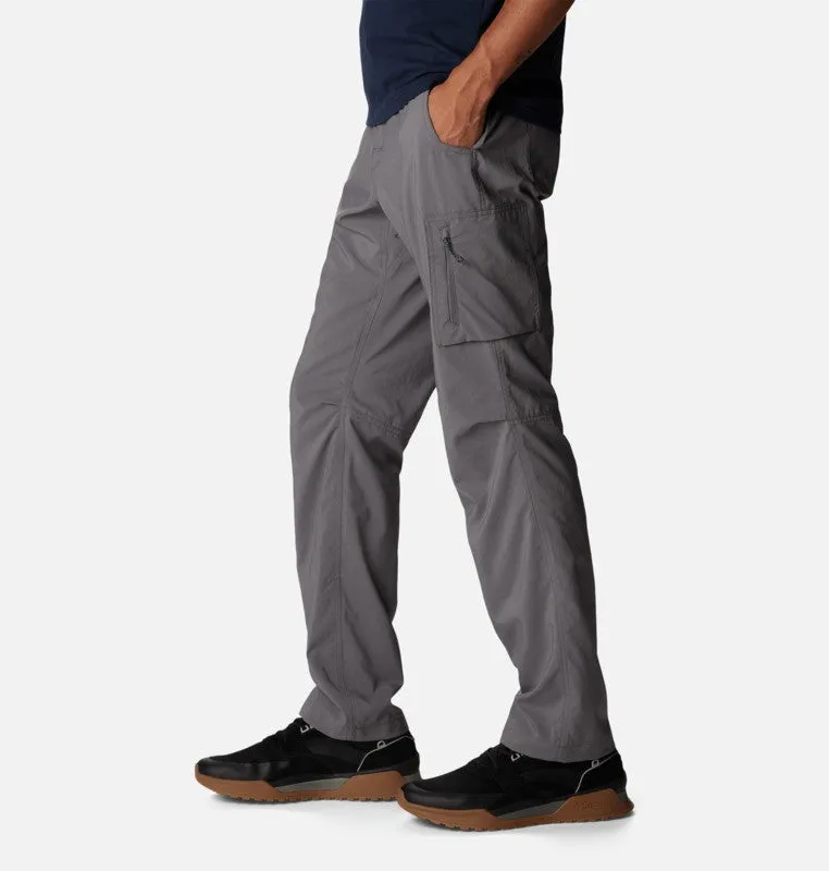 Columbia Mens Silver Ridge Utility Pant-GREY SHORT