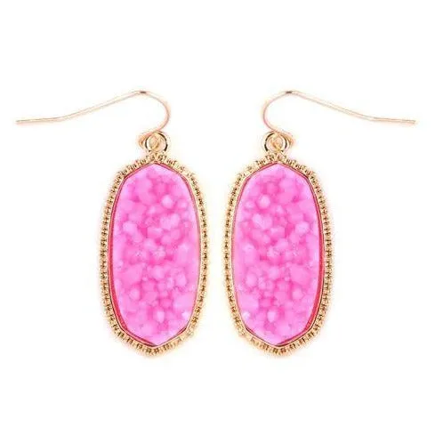 Druzy   Stone Earrings