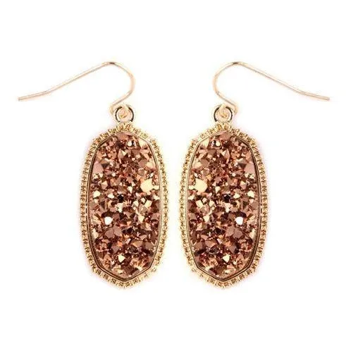 Druzy   Stone Earrings