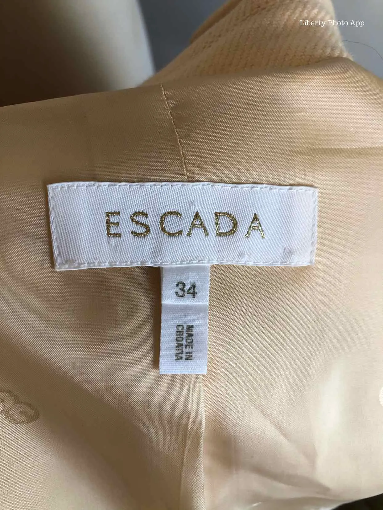 ESCADA Light Orange Blazer | 4