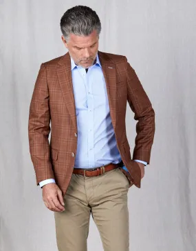 Hawker Orange Check Blazer