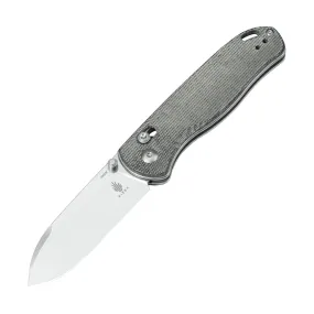 Kizer Drop Bear 154CM Blade Micarta Handle V3619C3 (2.99 Stonewashed)