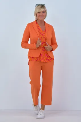 Kurzer Blazer, orange