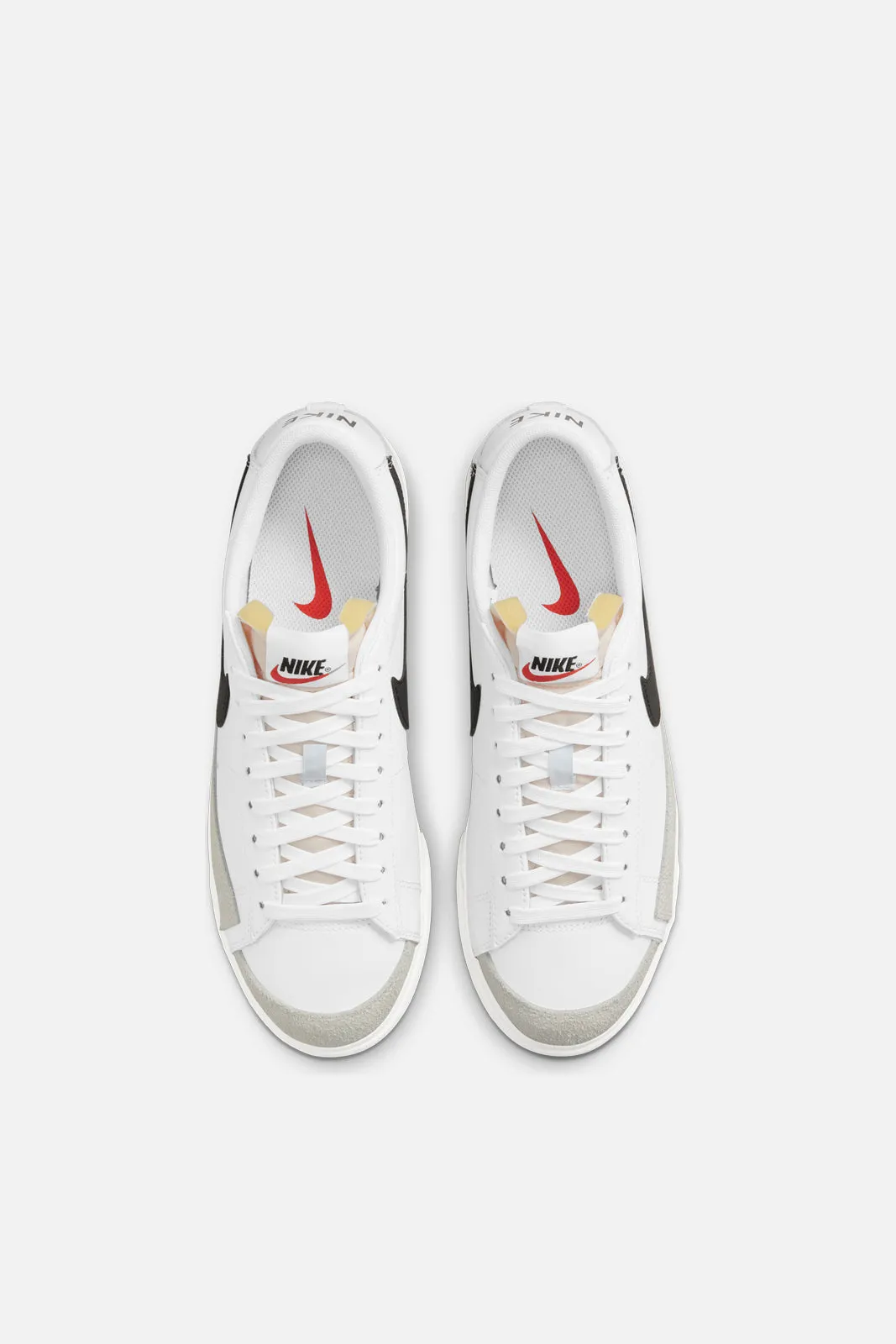 Nike Blazer Low Platform - White/black-sail-team Orange