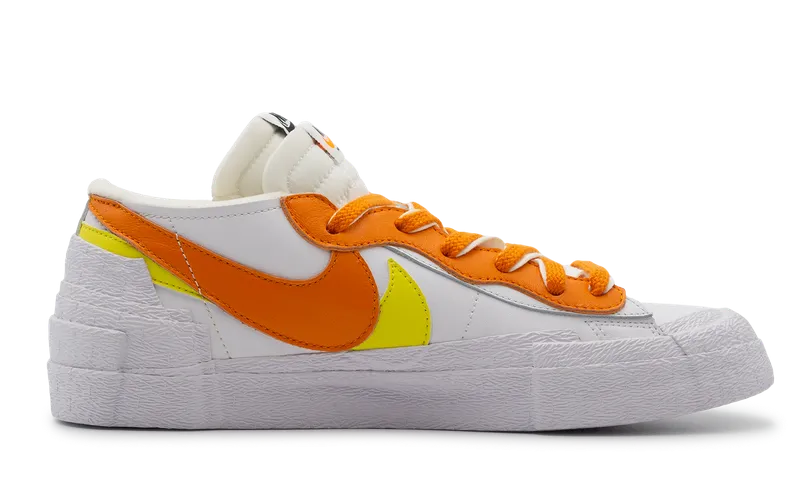 Nike Blazer Low x Sacai White Magma Orange (DD1877-100) Men Size 6-13