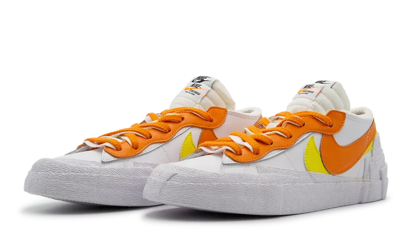 Nike Blazer Low x Sacai White Magma Orange (DD1877-100) Men Size 6-13