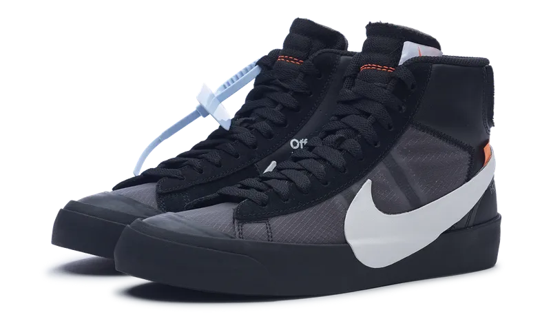 Nike Blazer Mid x OFF-WHITE Grim Reapers 2018 (AA3832-001) Men's Size 4-12