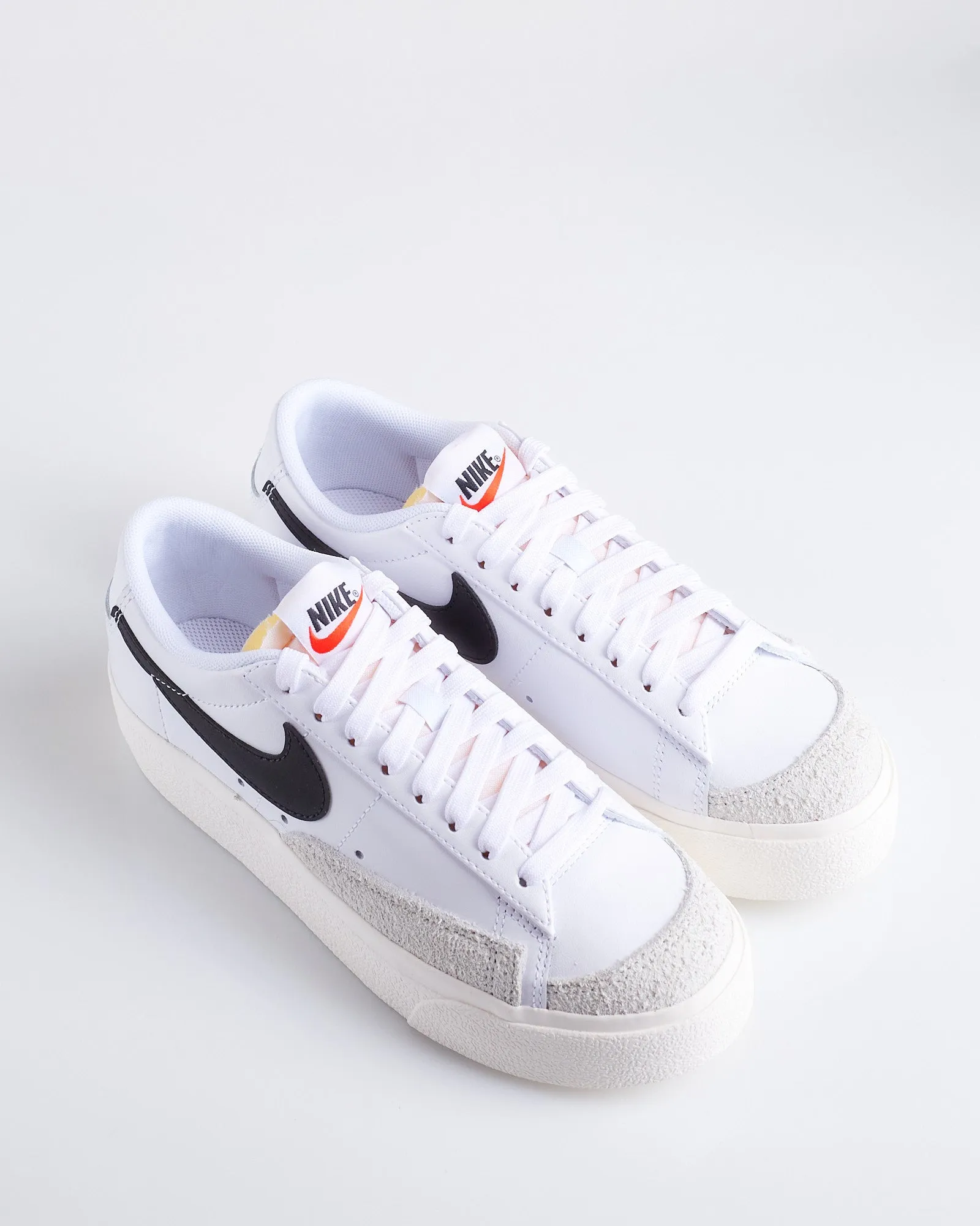 Nike Women's Blazer Low Platform White/Black-Sail-Team Orange DJ0292-101