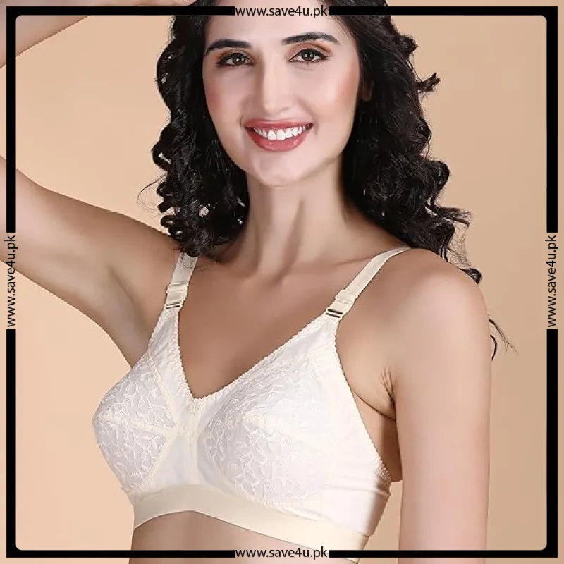 Non Padded Non Wired Embroidered Bra