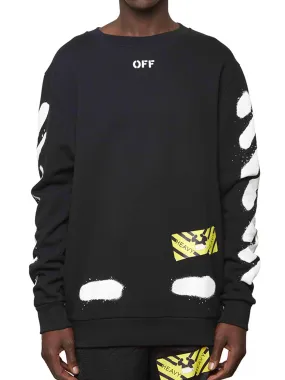 OFF-WHITE Heavy Duty Crewneck Black