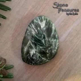 Seraphinite Cabochon Stone